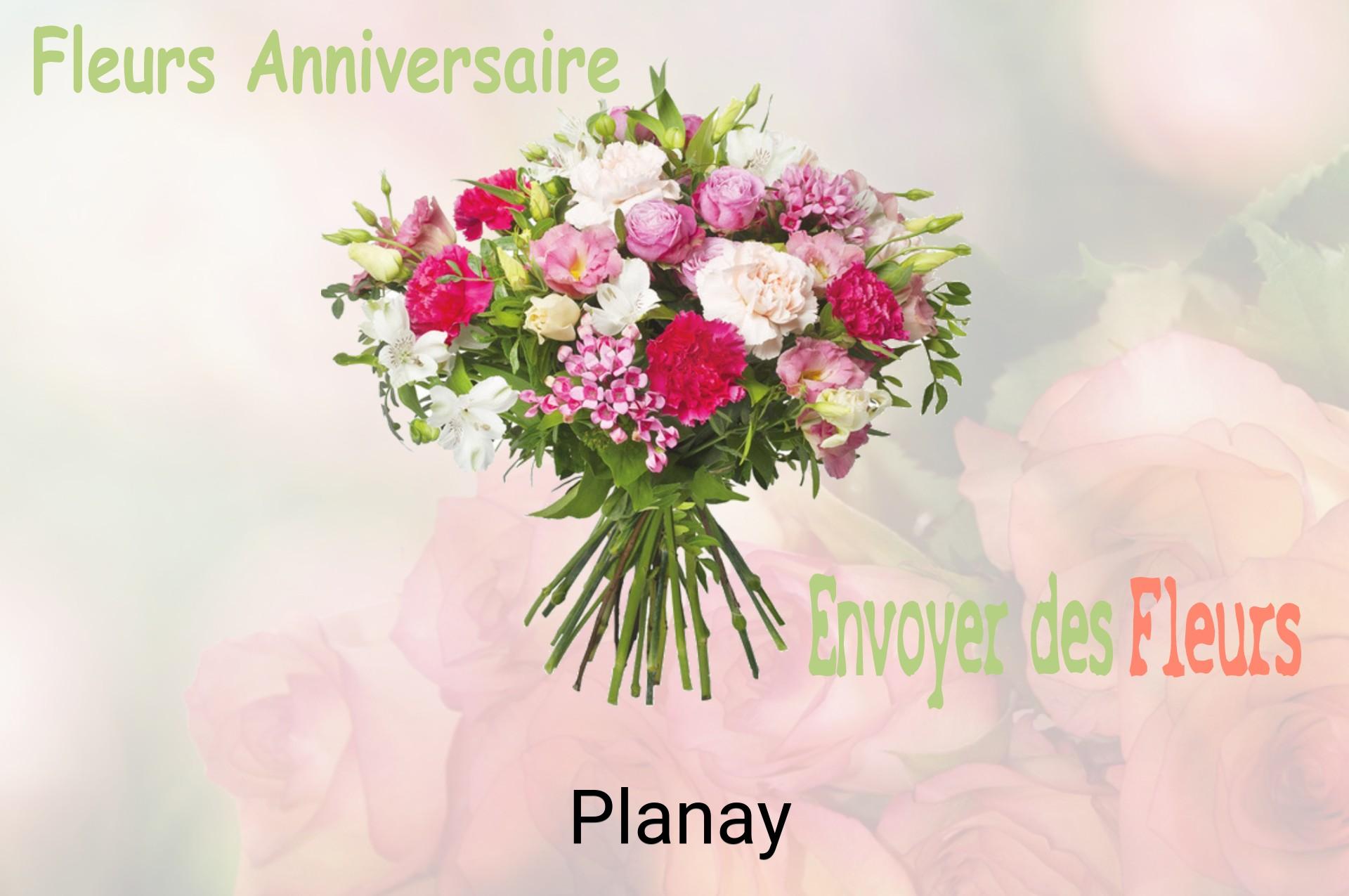 Bouquet de fleurs d’anniversaire livré à Planay